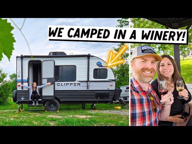 CAMPING AT A WINERY | Niagara Region Winery Tour