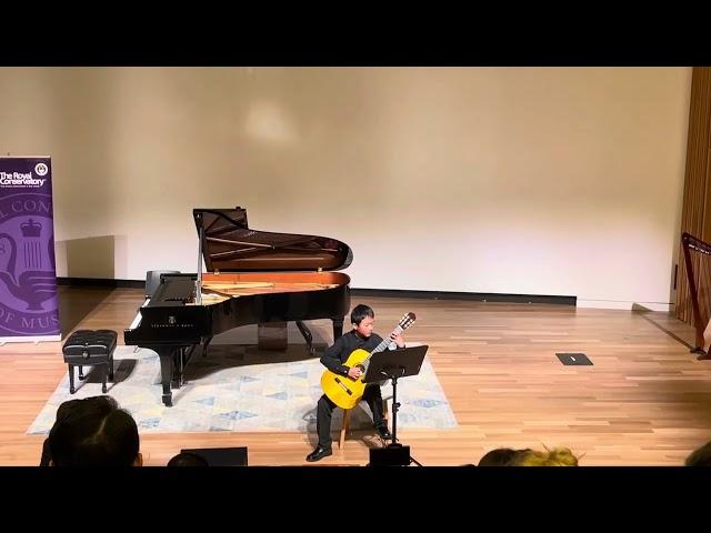 RCM Gold Medalist Guitarlevel 1 and 2 Winner Johnny Zhu