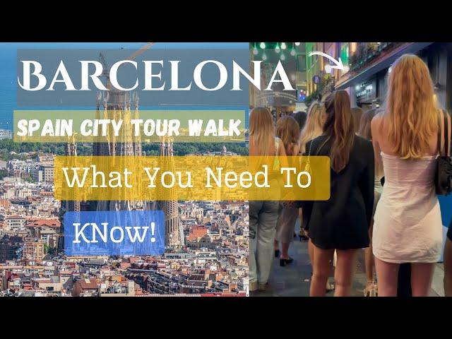 Barcelona, Spain City Tour | Travel Video | 4k | Best Place to visit in 2025