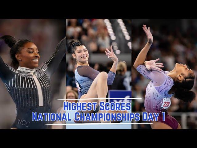 Highest Scoring Routines from 2024 US National Championships Day 1