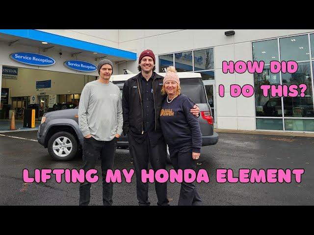 Lifting My 2011 Honda Element E-Camper - From SUV to OVERLAND HOME! #hondaelement #camping #vanlife