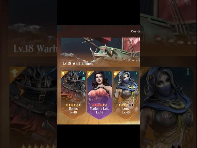 Sea Of Conquest S1 ship builds.