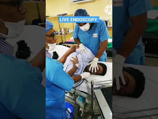 LIVE ENDOSCOPY⭕ #viral #youtube #youtubeshorts #shorts#nursing #neetmotivation