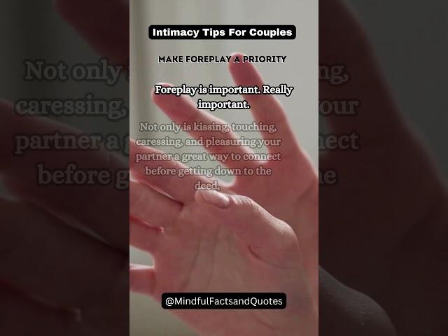 Intimacy tips | Connecting on a Deeper Level - SF20 #intimacytips #intimacyfacts #intimatecare