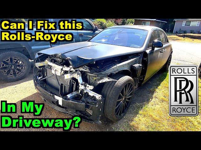  I'm Rebuilding another Rolls-Royce Ghost In my DRIVEWAY !  With Amazing Results 