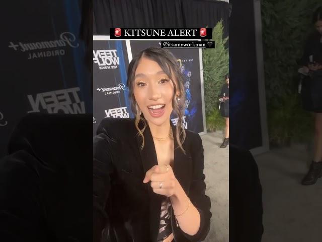 Amy Workman at The Teen Wolf The Movie Premiere #shorts #teenwolfmovie