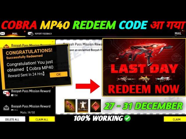 FREE FIRE REDEEM CODE TODAY 28 DECEMBER REDEEM CODE FREE FIRE | FF REDEEM CODE TODAY 28 DECEMBER