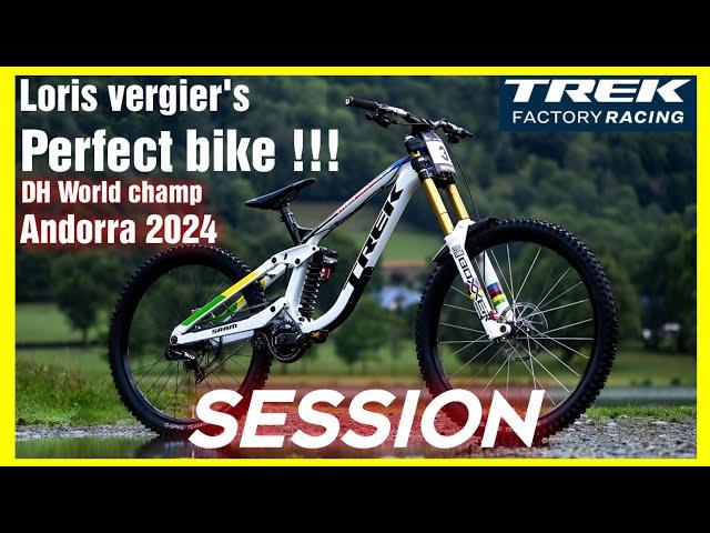 Loris vergier's Trek Session | Downhill World champ andorra 2024 !