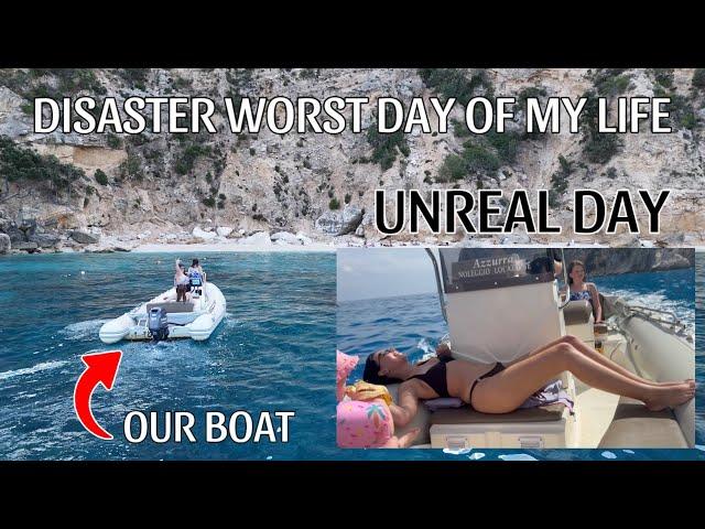 TAKING A MOTORBOAT ON THE OCEAN ALONE IN SARDINIA | THE MOST UNREAL BEACHES YOU WILL EVER SEE!