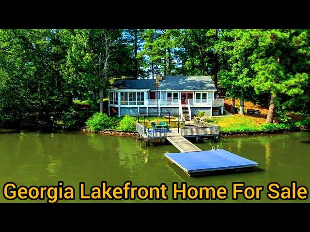 Georgia Lakefront Homes For Sale | $400k | Georgia Waterfront Property For Sale | 3bd | 2ba