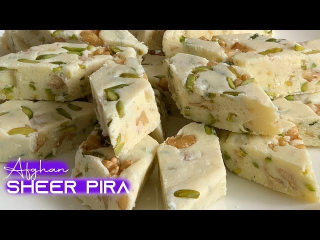 The Best Afghan Sheer Pira Recipe | Easy & best dessert recipe | Milk fudge recipe