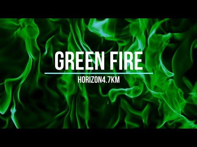 SOOTHING GREEN FLAMES: RELAXING AND MEDITATIVE AMBIENCE FOR SLEEP | 10-HOUR VIDEO