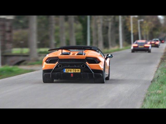 Supercars Accelerating Loud! 488 Pista, SF90 Stradale, GT3 RS, Technica, F430 Scud