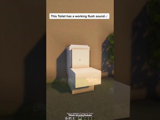 Minecraft: Working Toilet | #shorts