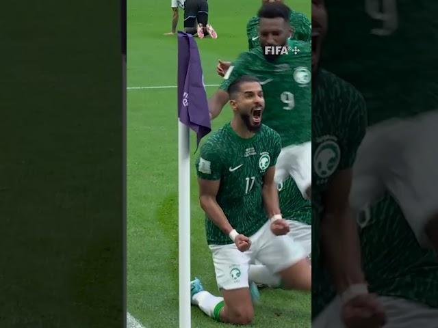 Saleh Al-Shehri scores for Saudi Arabia vs Argentina!  | #ShortsFIFAWorldCup