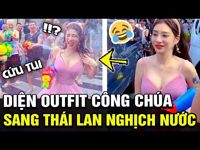 Vẫn là MẶC VÁY CÔNG CHÚA, cô gái mò sang tận THÁI LAN đu trend và cái kết ƯỚT NHƯ CHUỘT | TB trends