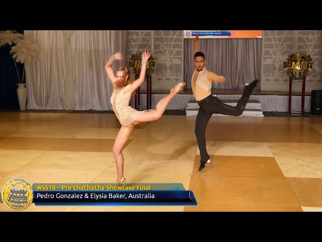 Pedro Gonzalez & Elysia Baker Cha Cha Finals World Salsa Summit 2018