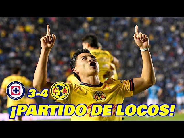 AMÉRICA OTRA VEZ ELIMINA A CRUZ AZUL CLASICO JOVEN SEMIFINALES LIGA MX APERTURA 2024  EN ZONA FUT