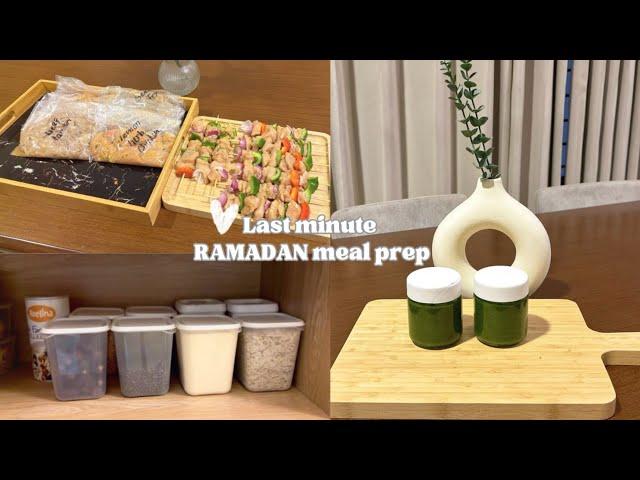 Ramadan Meal Prep & Organization | Pantry Restock, Freezer Meals & Sauce Prep