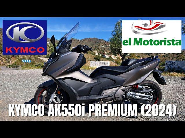 KYMCO AK550i Premium (2024) | Probefahrt, Walkaround, Soundcheck, 0 auf 100 km/h | VLOG 509