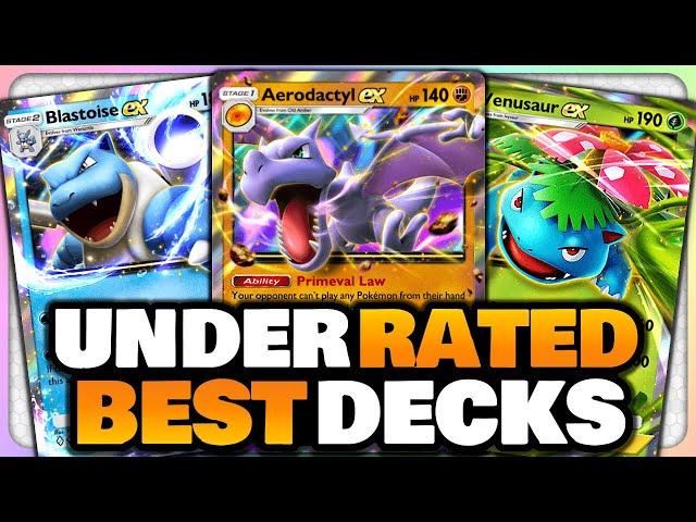 All the MOST UNDERRATED decks that you should play!!! | Pokemon TCG Pocket