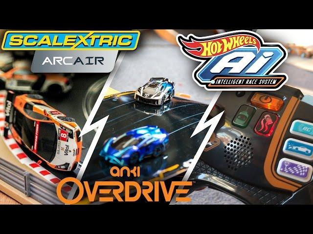 Tested & Tips: Anki Overdrive vs. Hot Wheels A.I vs. Scalextric