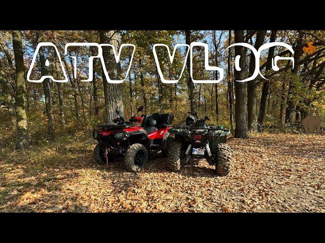 ATV Vlog iesire la padure cu CF Moto 520l si Yamaha Grizzly 700