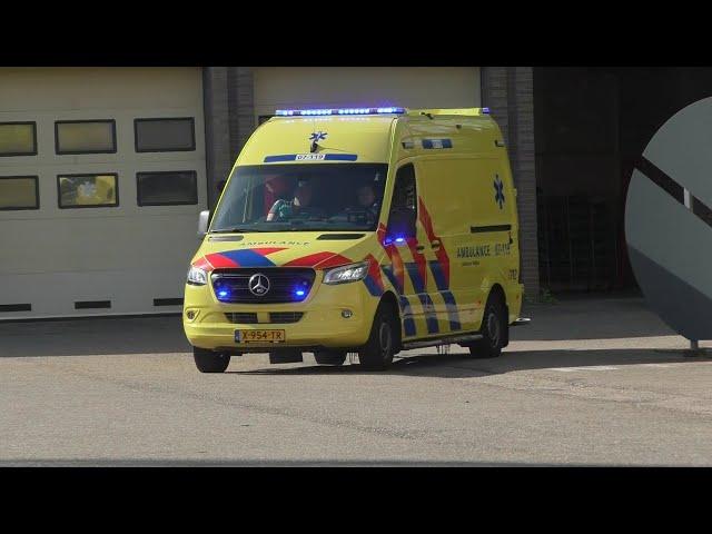 A1, Ambulance 07-119 Ede met spoed naar een melding in Ede!