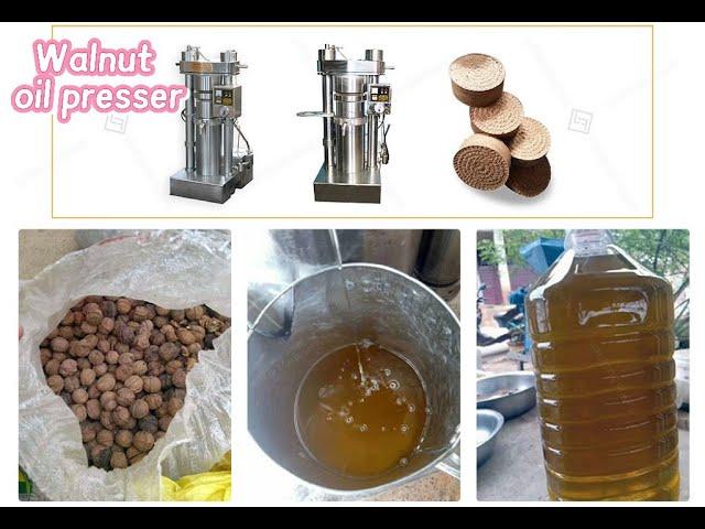 hydraulic oil presser cold walnut oil press machine sesame oil processing oil making machine