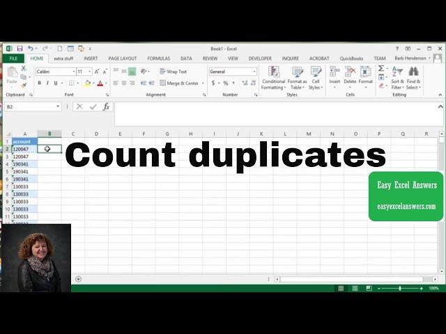 How to count duplicates in a list