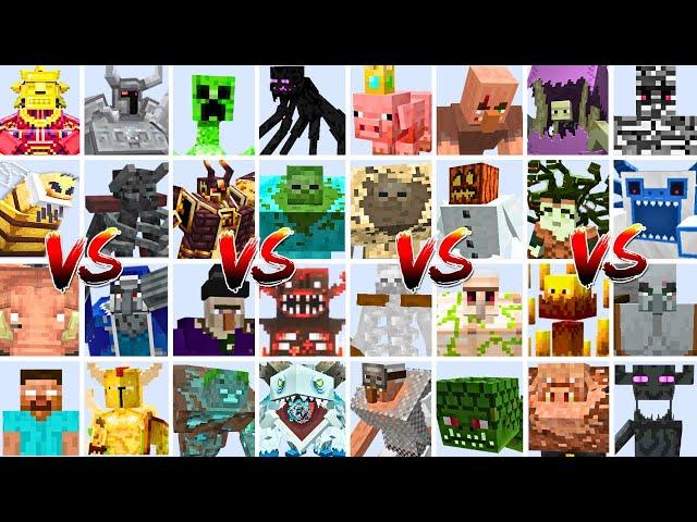 EVERY POWERFUL MOB TOURNAMENT | Minecraft Mob Battle