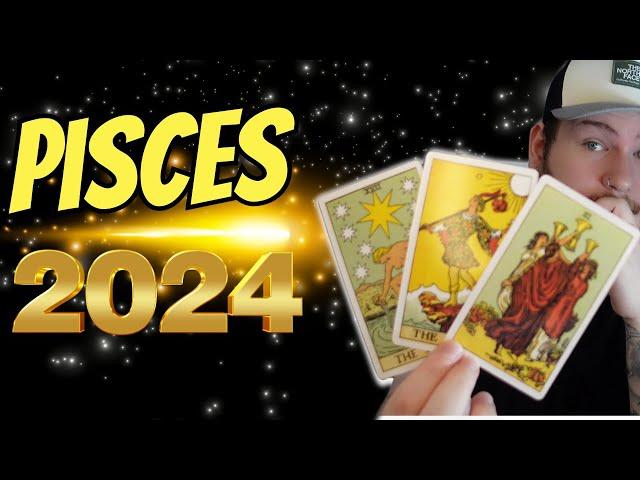 PISCES 2024 - "FORTUNES WHEEL: LUCK & THE RIGHT TIMING!" 2024 YEARLY TAROT READING