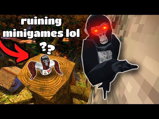 absolutely ruining minigames for small children (funny moments) - Gorilla Tag VR