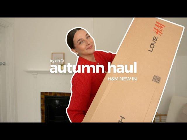 AUTUMN HAUL | H&M NEW IN TRY ON | Pregnancy outfits, maternity style