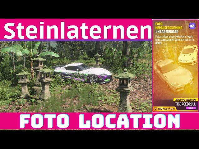 Forza Horizon 5 Ek balam Steinlaternen Foto Location