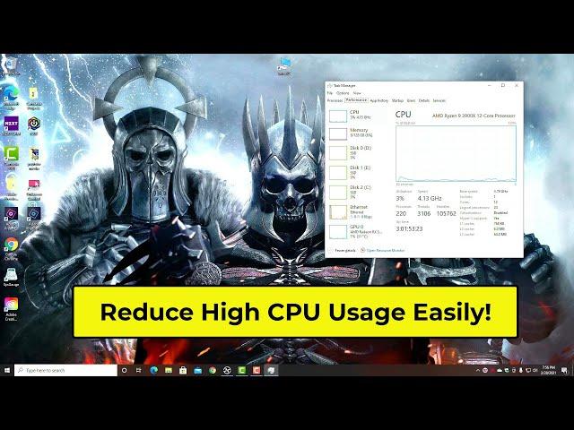 How To Reduce High CPU Usage in Windows 10