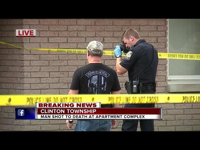 Man found shot to death inside Clinton Township apartment