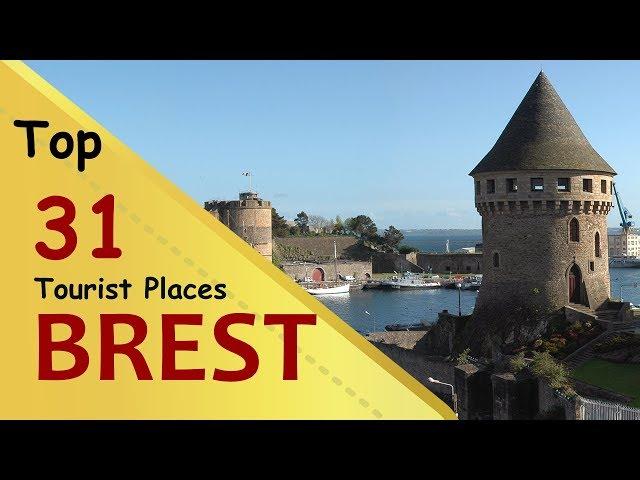 "BREST" Top 31 Tourist Places | Brest Tourism | FRANCE