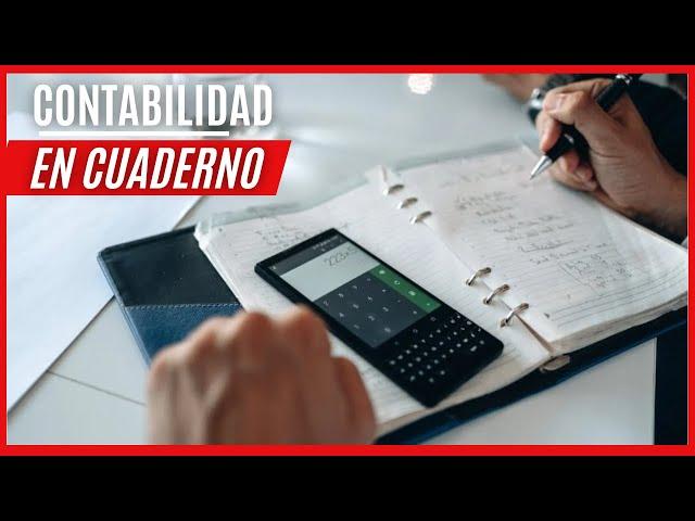 Como LLEVAR la CONTABILIDAD de un NEGOCIO en un CUADERNO  [ PASO A PASO + PLANTILLA]