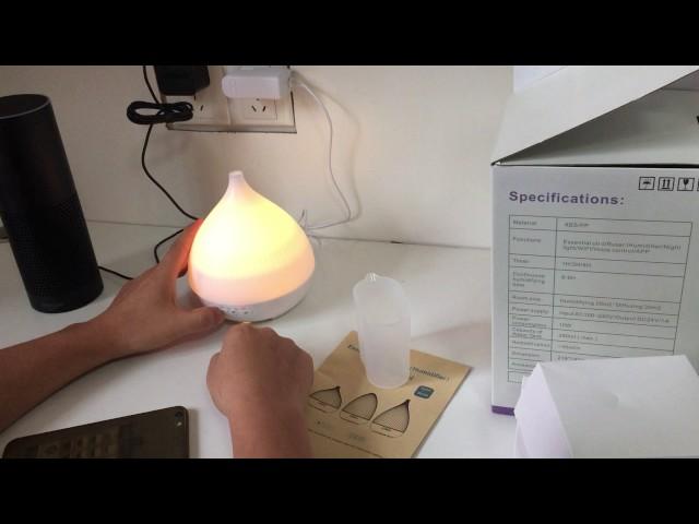 ACEMAX Smart Essential Oil Diffuser Humidifer  works with Alexa app control