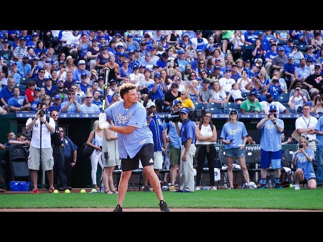 Patrick Mahomes and Paul Rudd hit home runs in Big Slick celebrity softball game