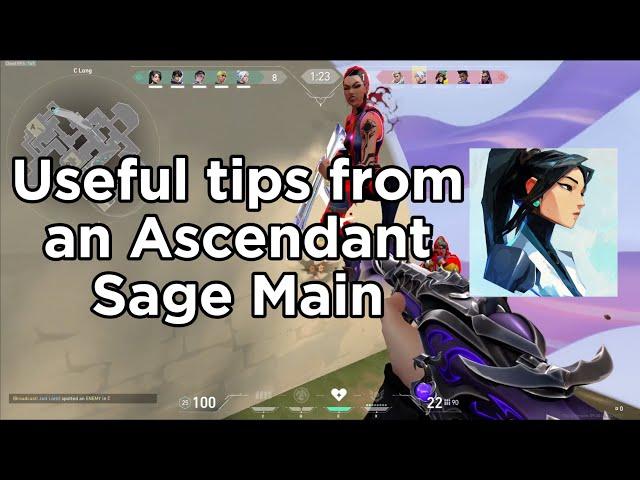 USEFUL TIPS FROM AN ASC SAGE MAIN #valorant #valorantclips #valorantmontage #valoranthighlights