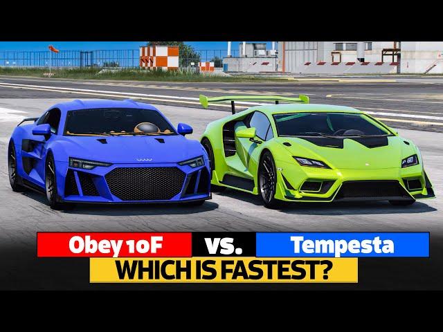 GTA 5 Online: 10F VS TEMPESTA (WHICH IS FASTEST?)