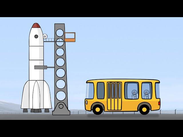 Großbau für Kinder - Die Rakete - Deutscher Cartoons für Kinder