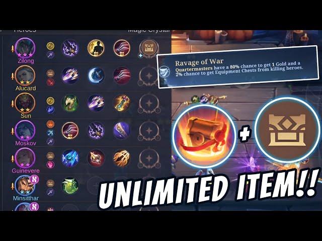 Chou Skill 3 with Quartermaster Unlimited Item Trick!! Magic Chess Mobile Legends.