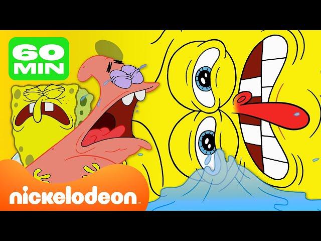 SpongeBob | Godzina PŁACZU SpongeBoba | Nickelodeon Polska