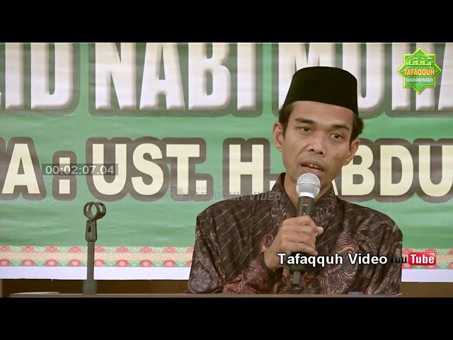 ABU LAHAB Dibebaskan azabnya setiap hari Senin- Ustad. Somad