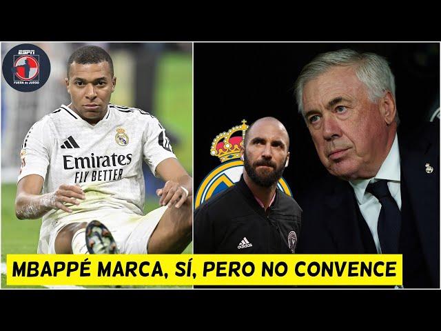 MABAPPÉ, aunque marcó en triunfo de REAL MADRID, parece poseído por PIPITA HIGUAÍN | Fuera de Juego