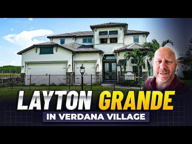 Must-See  Model home at Verdana Village in Estero, Florida | Tour the Incredible Layton Grande! 