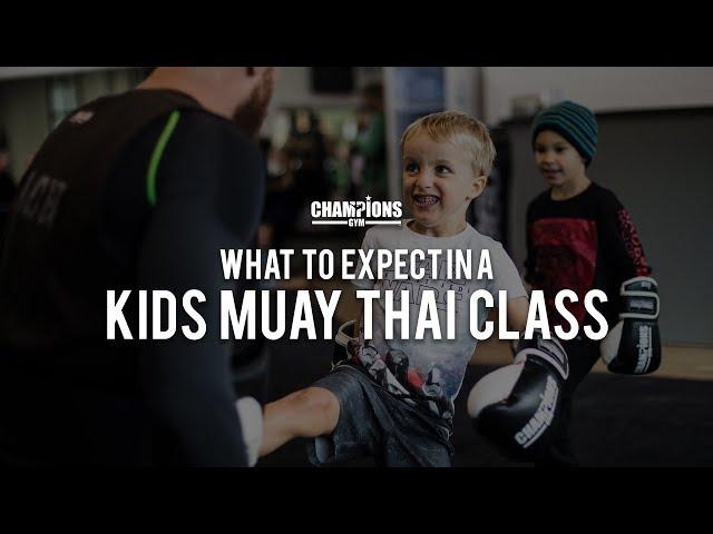 What to Expect in a Kids Muay Thai Class @ Champions Gym